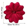 thumbnail image 3 of Round Velvet Pillow, Soft Cozy Luxury Sunflower Shaped Decorative Cushion For Stylish Living Space, Skin-Friendly Fabric With Hidden Zipper, Perfect For Sofa Bedroom, 3 of 9
