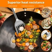 Xiyztok 10Pcs Stainless Steel Cooking Utensils Set, Dishwasher Safe Metal Kitchen Tools with Ergonomic Handle