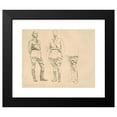 thumbnail image 2 of John Singer Sargent 18x15 Black Modern Framed Museum Art Print Titled - Studies for ‘General Officers of World War I’ (1920-1922), 2 of 5