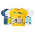 thumbnail image 3 of Uccdo Toddler Boys Short Sleeve T-shirt Tops Kids Summer Cartoon Printed Casual Top 2-8T, 3 of 3
