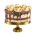 thumbnail image 3 of Premium Extra Heavyweight Gold Cake Plastic Stands 10.5", 3 of 4