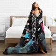 thumbnail image 4 of Blanket Throw Bedding Room Decor Flannel Blankets for Bed Sofa Warm Blankets 60"x50", 4 of 6