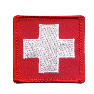 Medical Green First Aid Embroidered Iron On Patch Nurse Doctor Emblem