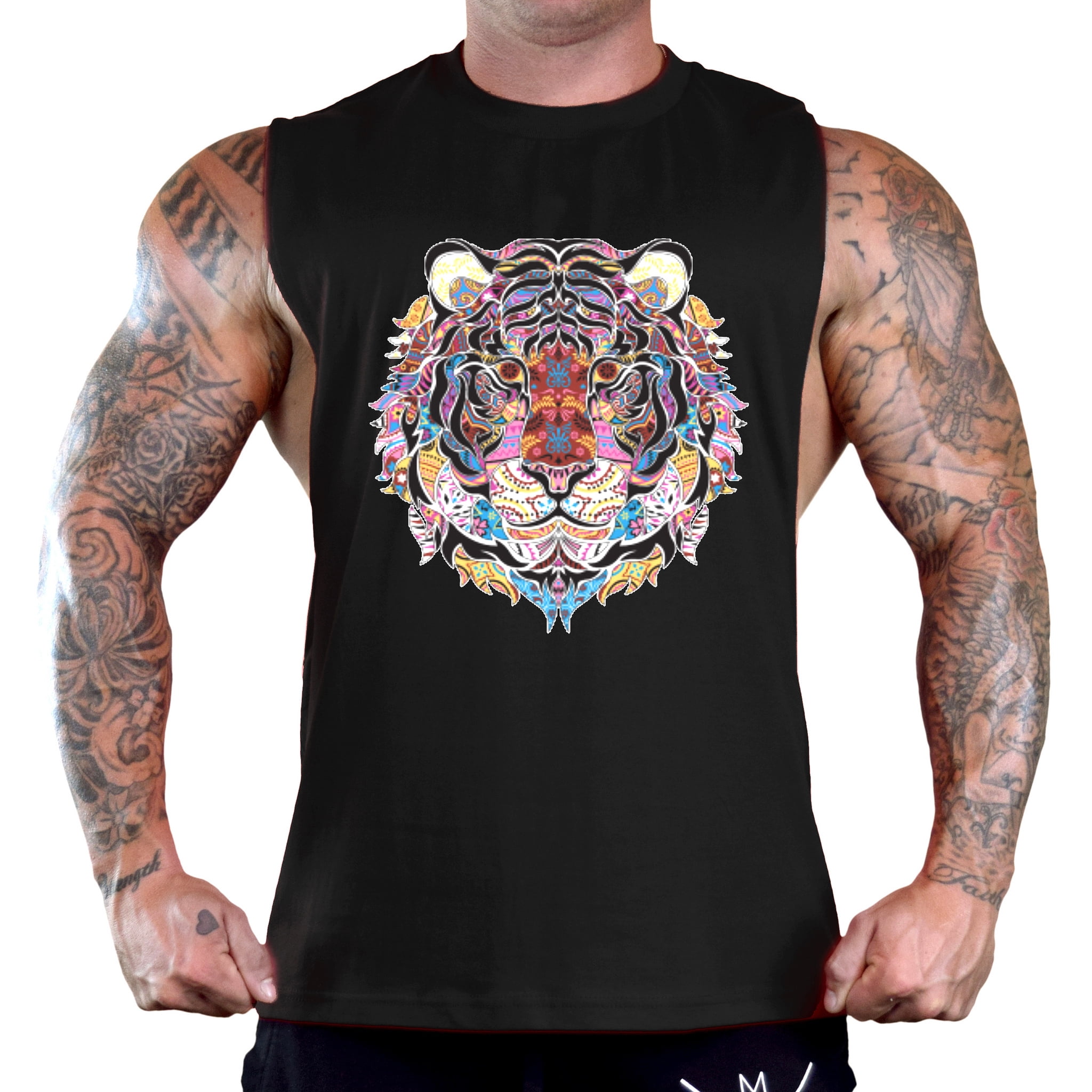 Amazing Active Sports Shirt Wellcoda Tiger Beast Eye Mens Tank Top Amazing Active Sports Shirt Wellcoda Tiger Beast Eye Mens Tank Top