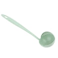 thumbnail image 2 of 2 In 1 Wheat Straw Long Handle Soup Porridge Spoons With Filter(Green), 2 of 6