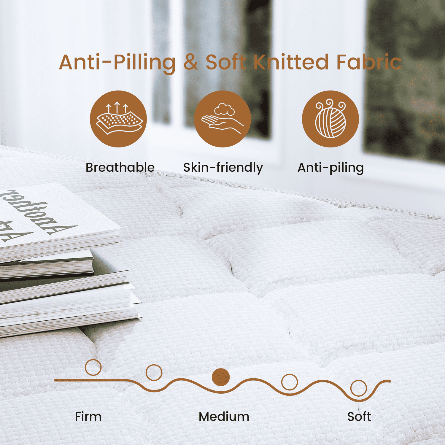 VQRking Cal King Mattress,12 inch Hybrid Cooling Gel Memory Foam Mattress in a Box,Medium,Comfort Sleep,Pressure Relief&Motion Isolation,Adult