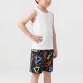 thumbnail image 5 of Boys' Casual Summer Shorts Elastic Waist Athletic Trunks Lightweight Quick Dry Activewear Print Bottoms for Running Beach Surfing Vacation and Everyday Play, 5 of 6