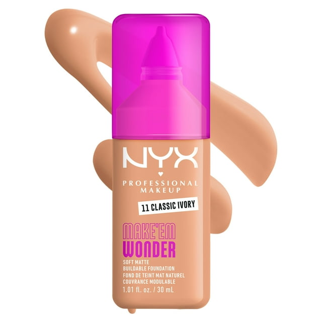 NYX Professional Makeup MAKE EM WONDER FOUNDATION CLASSIC IVORY