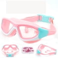 thumbnail image 5 of Gafas de natación para niños, antivaho, protección UV, con tapones para los oídos, gafas de natación HD amarillas Jormftte HMJM116-4, 5 of 5