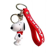 Peanuts Snoopy 3D Silicone Charm Keychain Keyring
