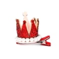 thumbnail image 2 of Faux Pearl Kids Horquilla horquilla Barrette Cumpleaños Macarena pinza de pelo de la corona, 2 of 8