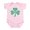 Petal Pink, variant on CafePress - Shamrock Of Shamrocks Baby Light Bodysuit - Baby Light Bodysuit, Size Newborn - 24 Months
