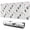 Cat Floral Leaf, variant on 31.5x11.8 Inch Gaming Mouse Pad, Non-Slip Stitched Rubber Desk Mat for Desktop & Laptop,Cat Line Art White Pattern
