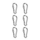 thumbnail image 3 of Spring Snap Hooks, Stainless Steel 6pcs Quick Connect Key Chain Link Buckle For Hiking, 3 of 8