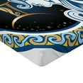 thumbnail image 2 of Ambesonne Zodiac Fitted Sheet, Astrology Gemini, Queen Size, Multicolor, 2 of 3