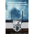 thumbnail image 4 of security camera， 4MP 4G Wireless 20X Zoom Solar Camera 4MP Three Lens Solar Panel Human Detection PTZ Security Cam Waterproof Camera
--------
HD Night Vision, 4 of 7