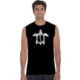 thumbnail image 1 of LA Pop Art Men's Word Art Sleeveless T-shirt - Honu Turtle - Hawaiian Islands, 1 of 2