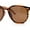 Brown Stripe - Brown, variant on Mens Polarized Thin Plastic Horn Rim Hipster Rectangle Retro Sunglasses Beige - Brown
