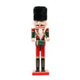 thumbnail image 2 of Dserfhy Wooden Nutcracker Decor 30cm Hand-Painted Soldier with Moving Jaw Christmas Mantel & Tree Decoration Festive Gifts, 2 of 8