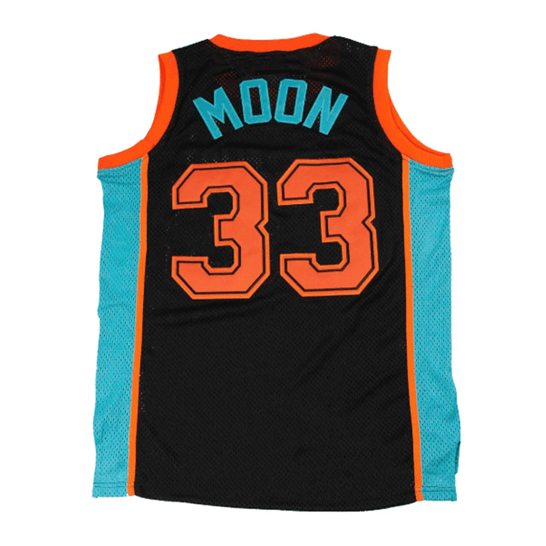 Flint Tropics #33 Moon Stitched Movie Basketball Jersey for Men Black 