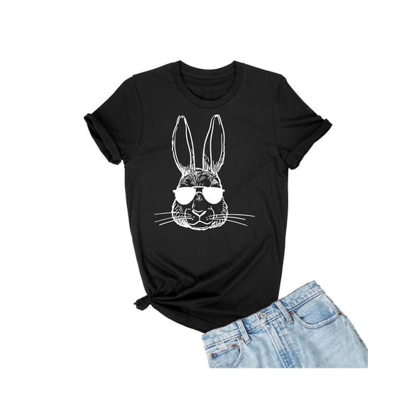 Go All Out Bunny Face With Sunglasses T-Shirt Mens/Women/Youth