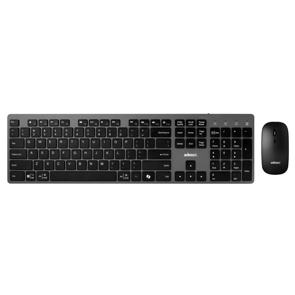 Clavier et souris de bureau Multi OS Wireless Scissor Switch en taille réelle