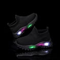 thumbnail image 6 of Gubotare Infant Shoes Toddler Boys Girls Light Up Shoes Lightweight Mesh Breathable Fashion Led Flashing Walking Running Sneakers for Toddler Kid Size 6 (Black,6 Toddler), 6 of 9