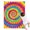 Rainbow Tie Dye, variant on Rainbow Tie Dye Spiral Dot Pattern Blanket,Comfortable Soft Flannel Throw Blanket,All Season,Warm Lightweight Blankets for Sofa Bed Couch Living Room Chair,30"x40"