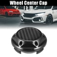 thumbnail image 2 of Unique Bargains 4pcs 63mm 67mm Wheel Center Hub Caps Hubcaps Covers Universal Rims Hub Cap Parts for Car Black, 2 of 6