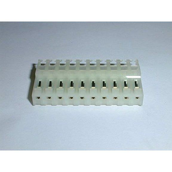 CONNECTOR 10 POSITION .156 PITCH ( 2 PIECES) - CE156F22-10L