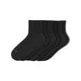 thumbnail image 2 of No nonsense Women's Soft & Breathable Cushioned Mini Crew Socks 3 Pair Pack, Black, One Size, 2 of 7