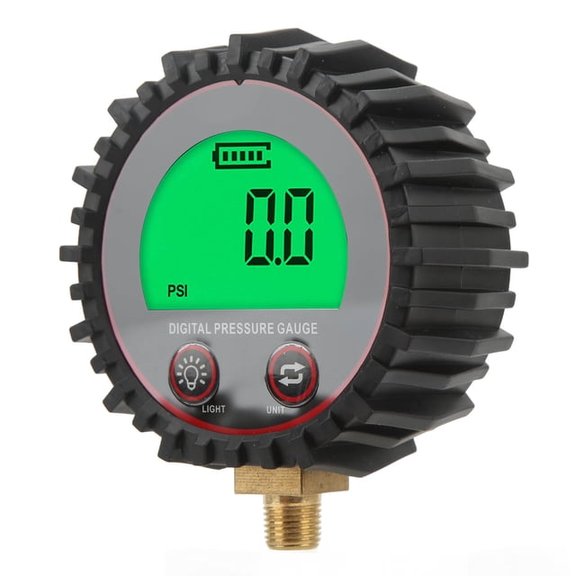 Indicador De Presión De Neumáticos Digital, Indicador De Presión Con Pantalla LCD De 3‑255 PSI Con Conector De 10 Mm/1/8 Pulg.