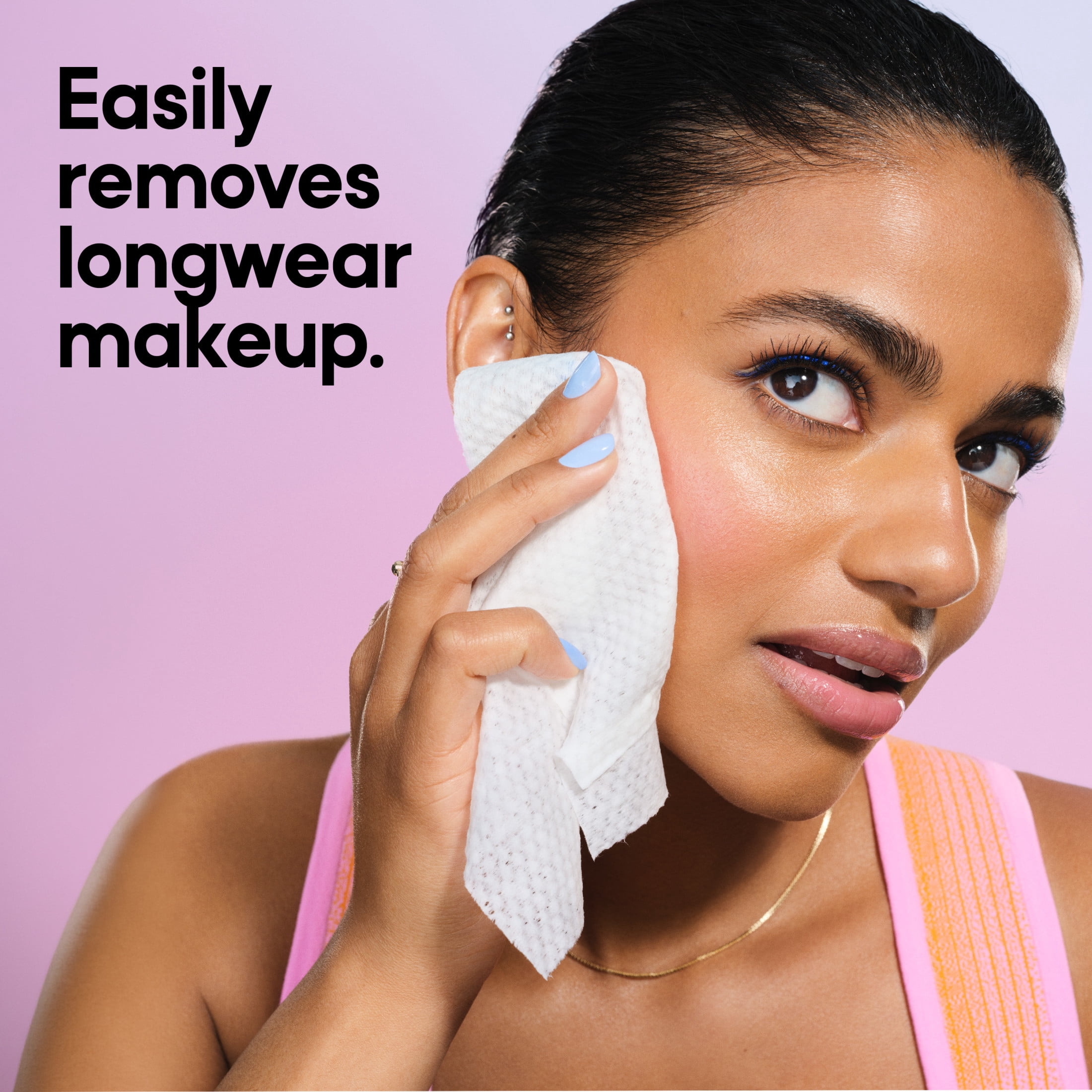 (3 pack) Almay Longwear Makeup Remover Cleansing Towelettes, 25 count