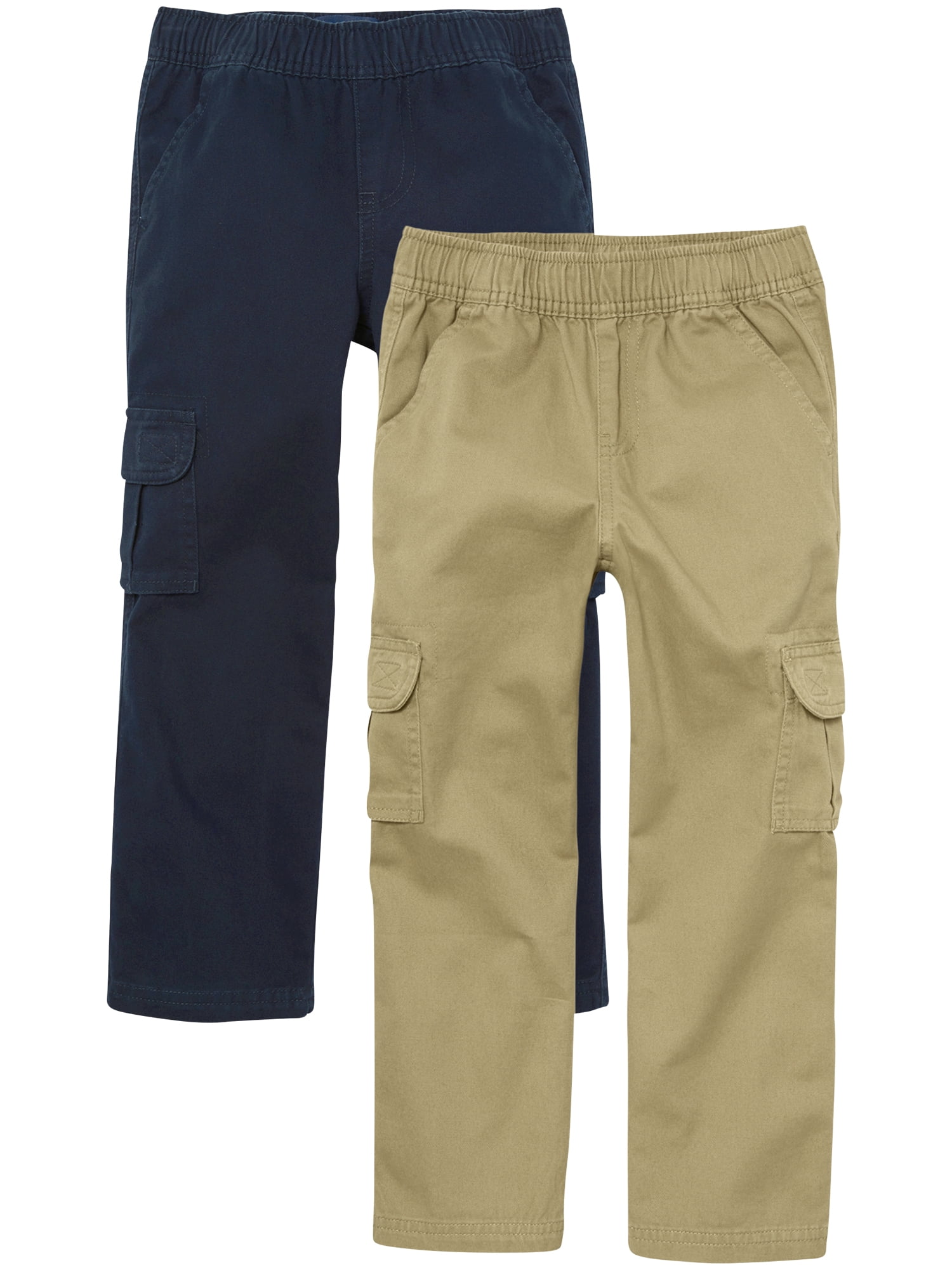 The Children's Place Boys Pull-On Cargo Pant, 2-Pack, Sizes 4-18