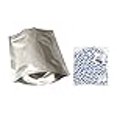 thumbnail image 3 of Pleasant Grove Farm 7 MIL Zip Lock Gusseted Heat Seal Mylar Bags Multiple Sizes WITH Oxygen Absorbers (100, 1 QUART 7 x 10 inch 300cc Absorbers), 3 of 4