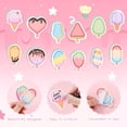 thumbnail image 3 of sixwipe 24-Pack 720 Sheets Ice Cream Theme Sticky Notes, Cute Cartoon Adhesive Notes, Fun Shape Notepad with Strong Adhesive, 2.8" x 1.8" for Office, School, Bookmark, Planner Decor, 3 of 7