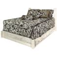 thumbnail image 3 of Homestead Collection King Platform Bed w/ Storage, Clear Lacquer Finish, 3 of 5