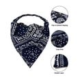 thumbnail image 3 of Elastic Hair Scarf Headband 3 PCS Head Scarves with Hair Clips Kerchief Hair Bandanas Headband for Women (Cashew(Black/Navy/Red)), 3 of 8