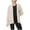 Beige, variant on Bxsruta Womens Open Front Cardigan Long Sleeve Knit Sweater Chunky Casual Outerwear