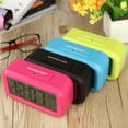 thumbnail image 3 of LED Digital Alarm Clock Repeating Snooze Light-activated Sensor Backlight Time Date Temperature Display Green, 3 of 8