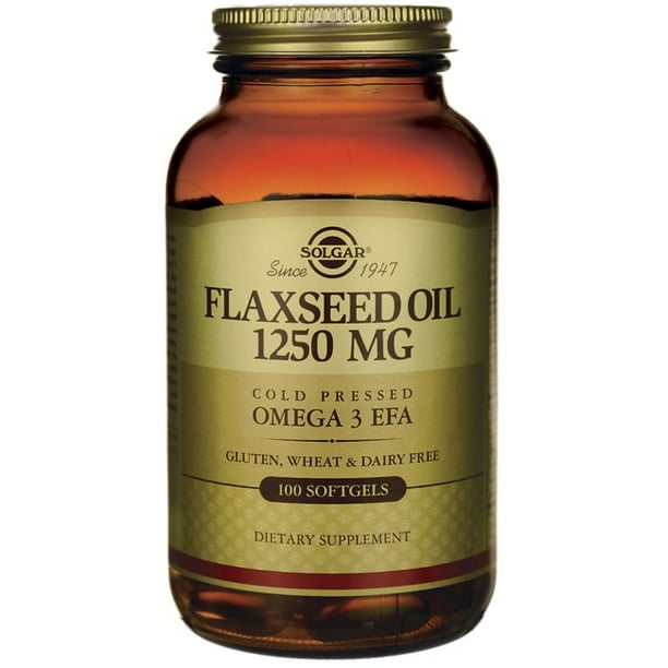 Solgar Flaxseed Oil 1250mg, 100ct