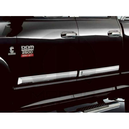 Quad Cab Chrome Door - Mopar 82213504 Chrome Door Moldings Dodge Ram 1500 Quad Cab