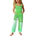 thumbnail image 6 of XINXIAOO Kids Girls Boys Summer Sleeveless Jumpsuits Casual Long Jumpsuit with Pockets 5-6 Years Girls Clothes, 6 of 7