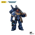 thumbnail image 3 of JOYTOY Warhammer 40,000 1/18 Action Figure Ultramarines Jump Pack Intercessors Sergeant With Plasma Pistol And Power Sword Model, 3 of 5