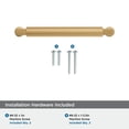 thumbnail image 4 of Amerock Ballard 5-1/16 inch (128mm) Center-to-Center Champagne Bronze Cabinet Pull, 4 of 6
