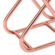 thumbnail image 1 of Napkin Holder Iron Art Vertical Style V Shape Large Capacity Bottom Thickening Widening Design Paper Holder Rose Gold, 1 of 3