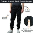 thumbnail image 3 of 2-Pack Men's Slim-Fit Stretch Cargo Jogger (S-2XL), 3 of 5