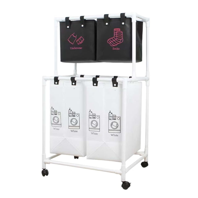 Cesto de ropa sucia con ruedas Cesto de ropa sucia portátil de gran capacidad Cesto de ropa sucia para el hogar Cesto de ropa sucia para la oficina M