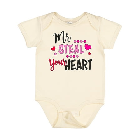 

Inktastic Mr Steal Your Heart Gift Baby Boy Bodysuit