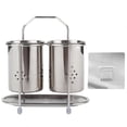 thumbnail image 2 of Kitchen Accessory,WallMounted 304 Stainless Steel Chopsticks Spoon Basket Chopsticks Container Versatile Functionality, 2 of 8